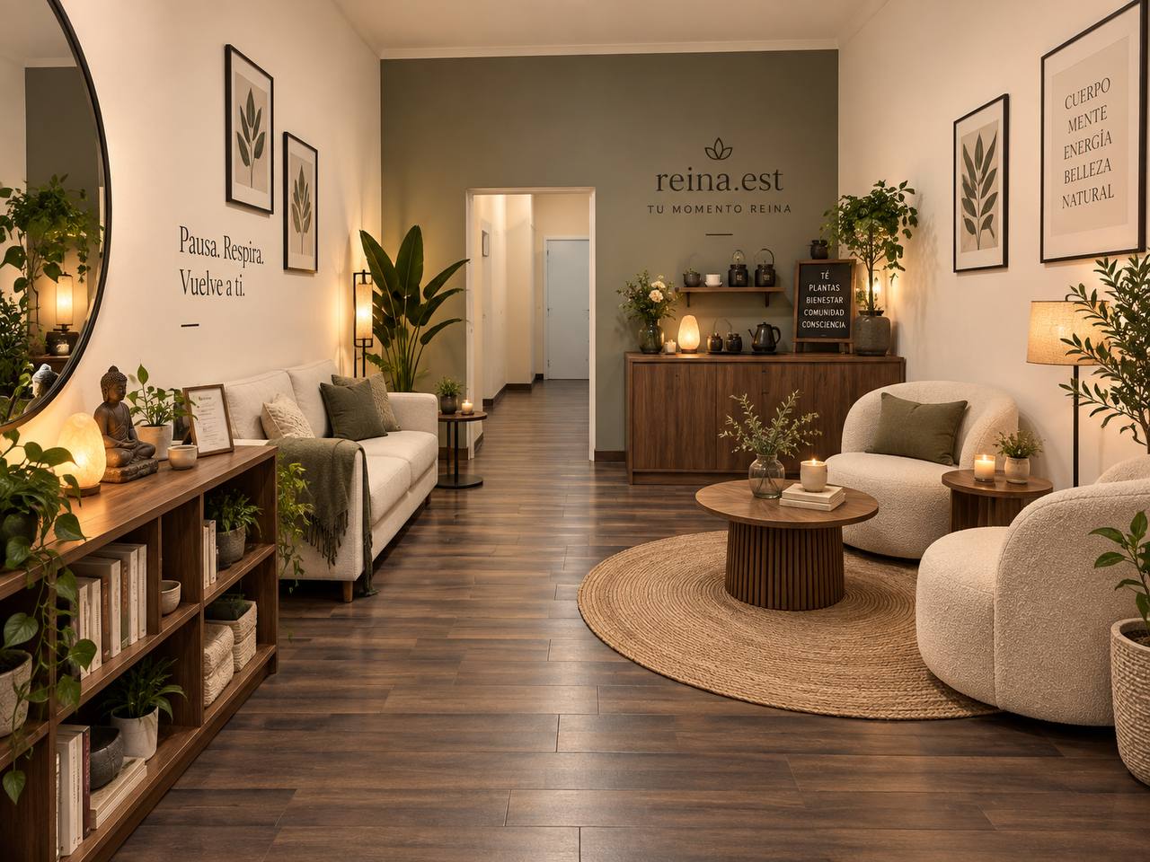 Recepción y zona de relax